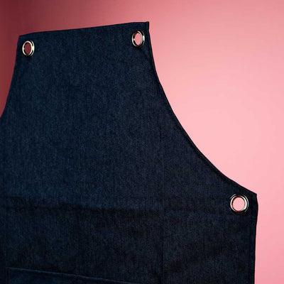 Dark Denim Hairdressing Apron (No Straps)