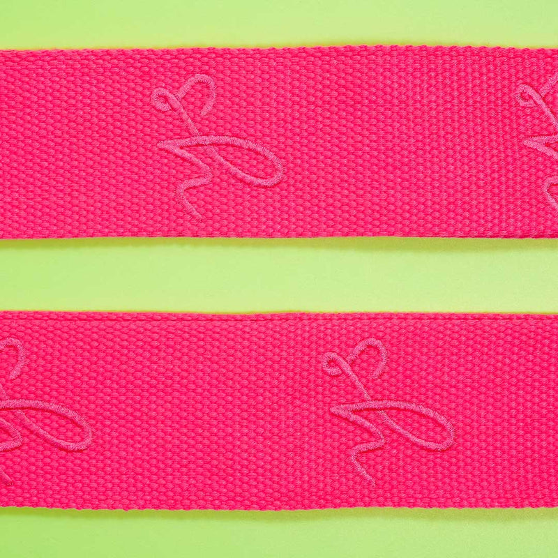 Pink Woven Strap Set